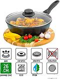 Сковорода Elan Gallery Гармония вкуса 120305 (черный оникс), фото 7