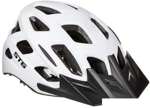 Cпортивный шлем STG HB3-2-D S (р. 48-51, белый/черный) - фото 1 - id-p225805020