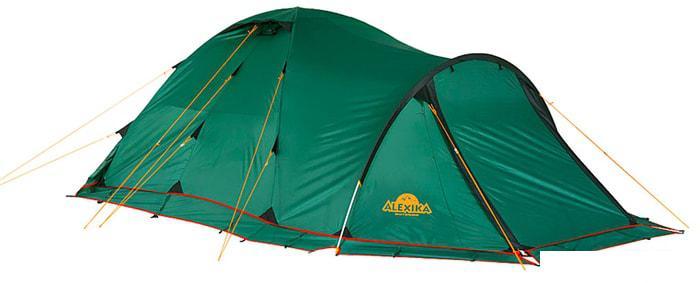 Треккинговая палатка AlexikA Tower 3 Plus Fib (зеленый) - фото 3 - id-p225813416