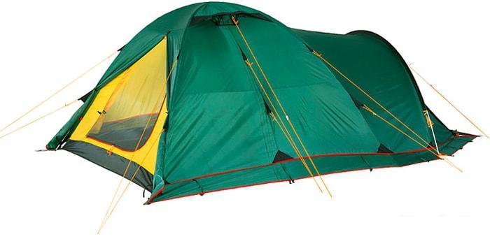 Треккинговая палатка AlexikA Tower 3 Plus Fib (зеленый) - фото 5 - id-p225813416