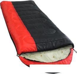 Спальный мешок BalMax Аляска Camping Plus -15 (левая молния, черный/красный) - фото 1 - id-p225809043