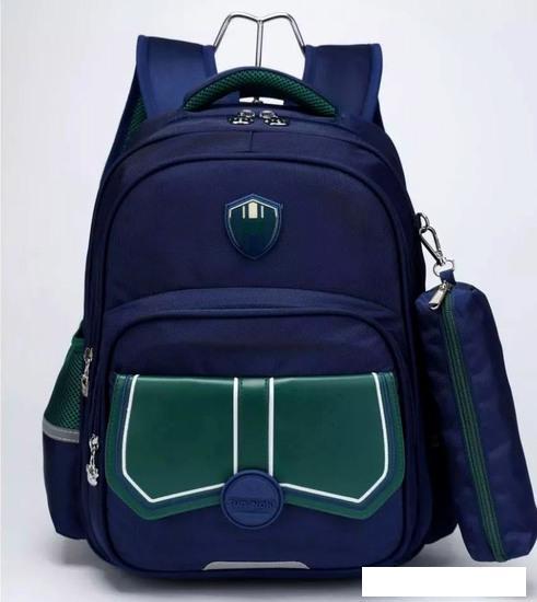 Школьный рюкзак Sun Eight SE-22005 (темно-синий/зеленый) - фото 2 - id-p226012212