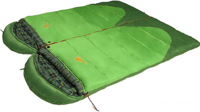 Спальный мешок AlexikA Siberia Compact Plus 200 (левая молния, зеленый) - фото 4 - id-p225816207