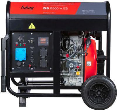 Дизельный генератор FUBAG DS 6500 A ES, 220/12 В, 6.5кВт, с автозапуском, на колёсах [646233] - фото 2 - id-p225598695