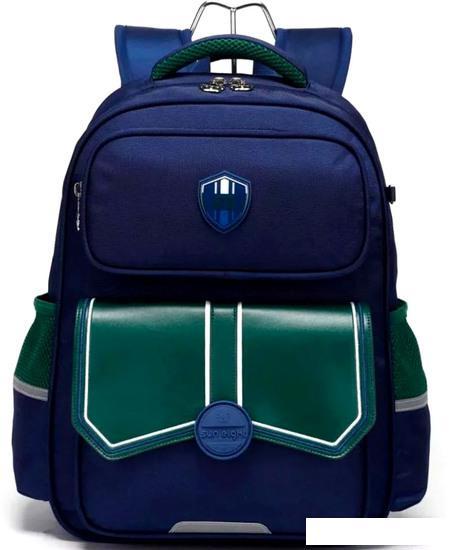 Школьный рюкзак Sun Eight SE-22006 (темно-синий/зеленый) - фото 1 - id-p226012225