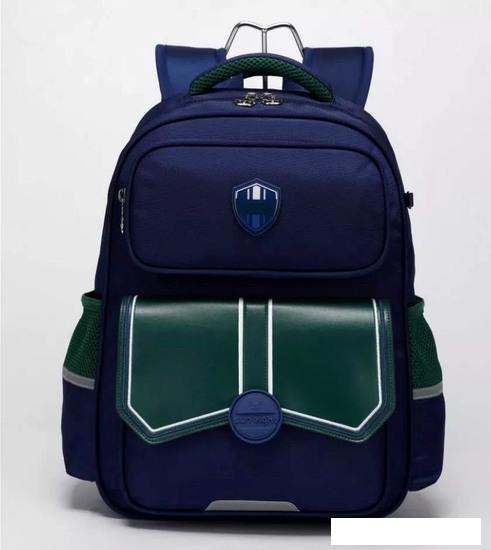 Школьный рюкзак Sun Eight SE-22006 (темно-синий/зеленый) - фото 2 - id-p226012225