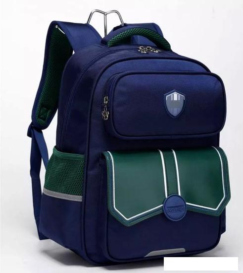 Школьный рюкзак Sun Eight SE-22006 (темно-синий/зеленый) - фото 3 - id-p226012225