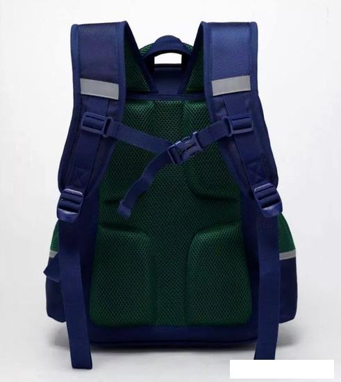 Школьный рюкзак Sun Eight SE-22006 (темно-синий/зеленый) - фото 4 - id-p226012225