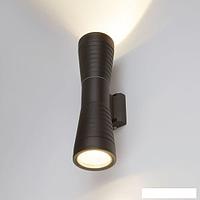 Уличный настенный светильник Elektrostandard Techno Led Tube Doble 1502 (черный)
