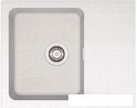 Мойка OID 611-62 цвет белый, вентиль-автомат, скрытый перелив, сифон в комплекте 114.0443.355