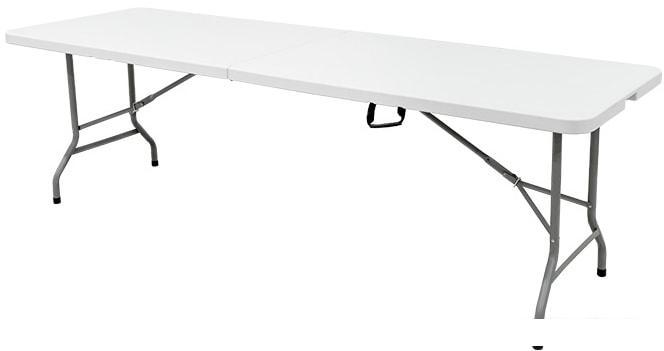 Стол Calviano Складной, прямоугольный 244x75.5 см (белый) - фото 1 - id-p225809094