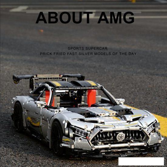 Конструктор Mould King Technic 13126 Black Plating Motor AMG GT R (без электрики) - фото 2 - id-p225810570