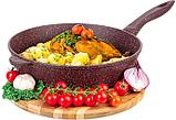 Сковорода Elan Gallery Гармония вкуса 120764 (рубин), фото 6