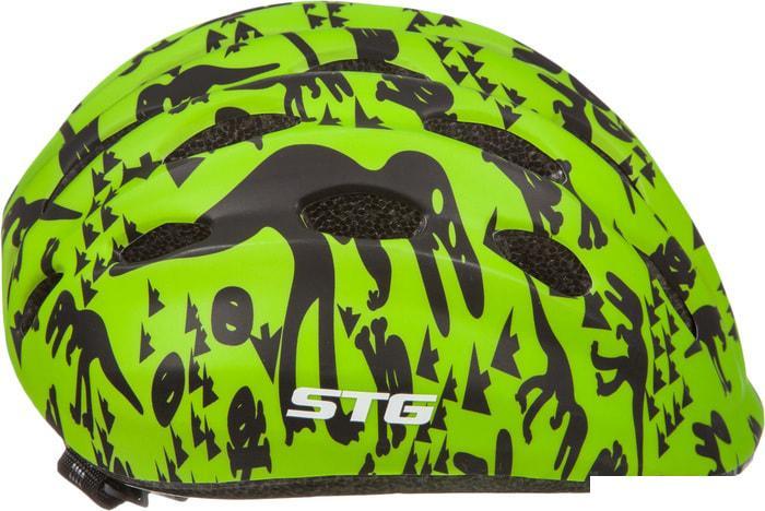 Cпортивный шлем STG HB10 XS (черный/зеленый) - фото 2 - id-p225805106