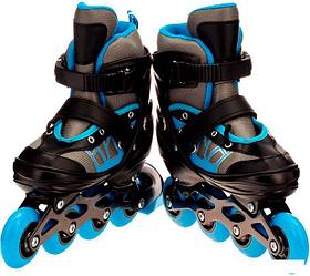 Роликовые коньки Favorit 8803-M-BL (р. 34-37)