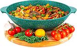 Сковорода ВОК Elan Gallery Гармония вкуса 120620 (изумруд), фото 7