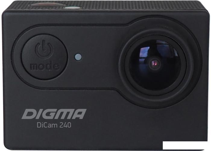Экшен-камера Digma DiCam 240 (черный) - фото 1 - id-p225807676