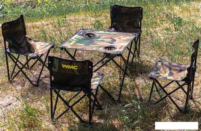 Стол со стульями WMC Tools WMC-SP-118C - фото 1 - id-p225809170