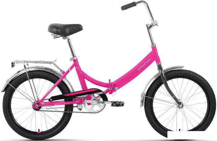 Велосипед Forward Arsenal 20 1.0 2022 (розовый) - фото 1 - id-p225809194