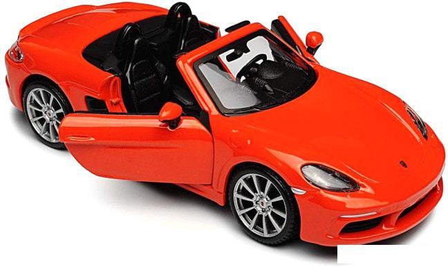 Игрушечный транспорт Bburago Porsche 718 Boxster 18-21087 (оранжевый) - фото 2 - id-p225807724