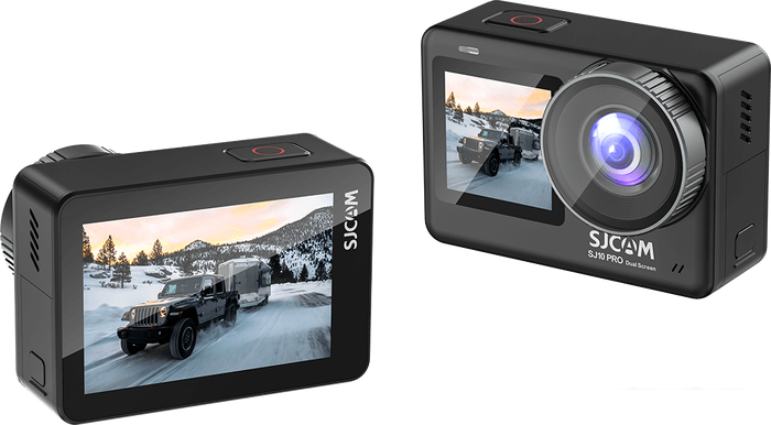 Экшен-камера SJCAM SJ10 Pro Dual Screen (черный) - фото 6 - id-p225813641