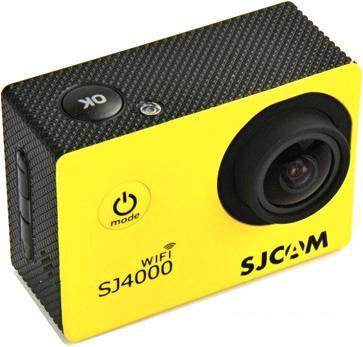 Экшен-камера SJCAM SJ4000 WiFi (желтый) - фото 2 - id-p226074158