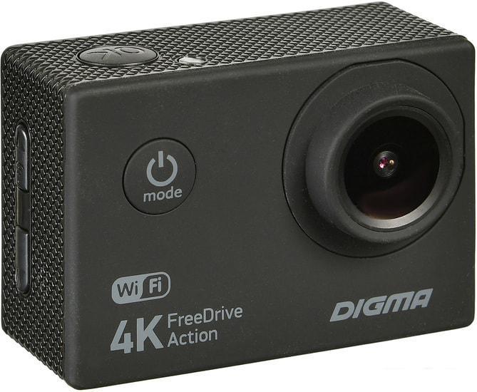 Экшен-камера Digma FreeDrive Action 4K WIFI - фото 9 - id-p225817642
