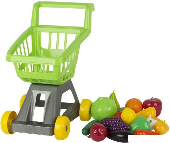 Тележка игрушечная Стром с фруктами и овощами У972