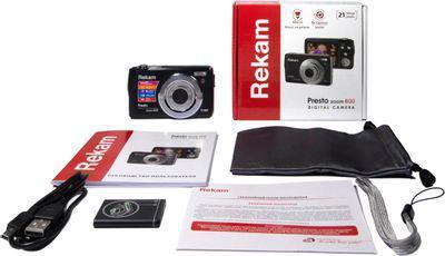 Цифровой компактный фотоаппарат Rekam Presto zoom 800, черный - фото 2 - id-p225927815