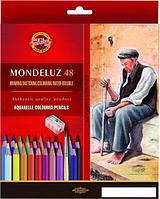Набор акварельных карандашей Koh-i-Noor Hardtmuth Mondeluz Old Man 3713048003KZ (48 цветов)