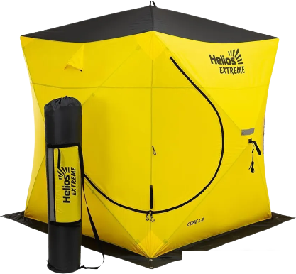 Палатка для зимней рыбалки Helios Cube Extreme HS-ISТ-CE-1.8-P - фото 1 - id-p225809318