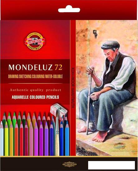 Набор акварельных карандашей Koh-i-Noor Hardtmuth Mondeluz Old Man 3714072003KZ (72 цвета) - фото 1 - id-p225806519