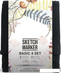 Маркер художественный Sketchmarker Basic 4 12bas4 (12 шт)