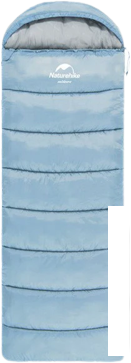 Спальный мешок Naturehike U350 NH20MSD07 (левая молния, голубой) - фото 1 - id-p225806541