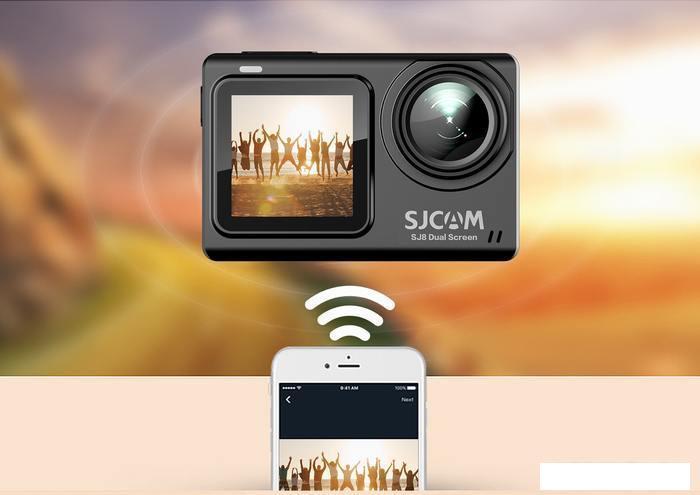 Экшен-камера SJCAM SJ8 Dual Screen (черный) - фото 2 - id-p225769233