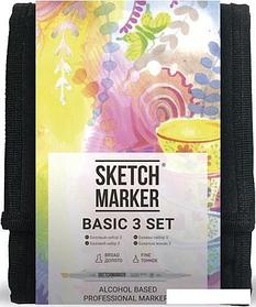 Маркер художественный Sketchmarker Basic 3 12bas3 (12 шт)