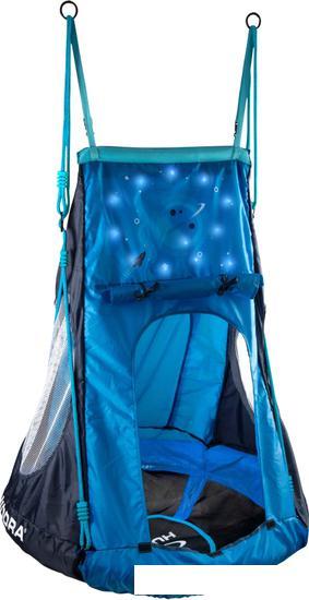 Подвесные качели Hudora 90 с палаткой Cosmos LED 72151