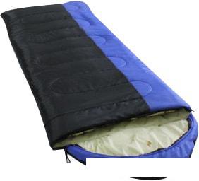 Спальный мешок BalMax Аляска Camping Plus -15 (левая молния, черный/синий) - фото 1 - id-p225813897