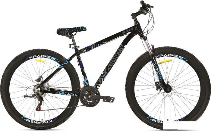 Велосипед Krakken Salazar р.20 2023 (черный/синий) - фото 1 - id-p225808034