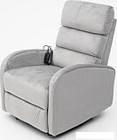 Массажное кресло Calviano 2165 (серый велюр), фото 3