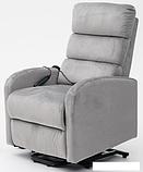Массажное кресло Calviano 2166 (серый велюр), фото 5