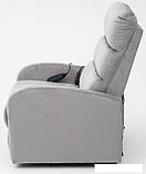 Массажное кресло Calviano 2166 (серый велюр), фото 7