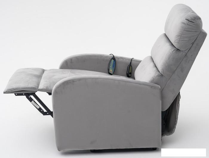 Массажное кресло Calviano 2166 (серый велюр) - фото 9 - id-p225826110