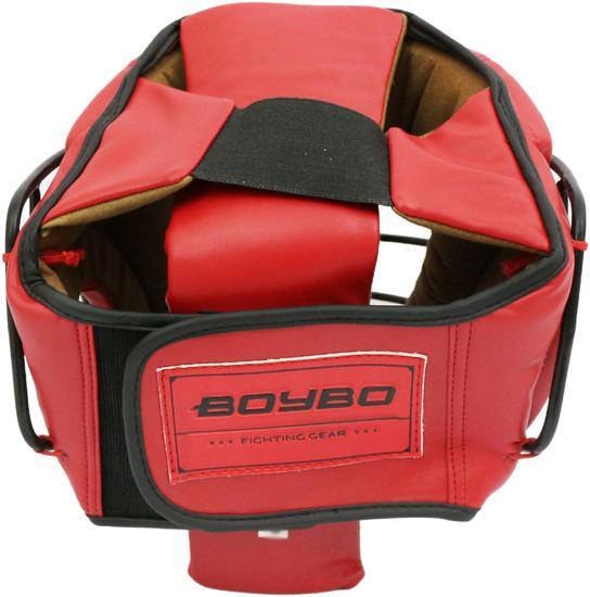 Cпортивный шлем BoyBo Flexy с металлической решеткой (L, красный) - фото 2 - id-p225806679