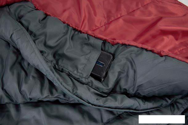 Спальный мешок High Peak TR 350 23068 (левая молния, темно-красный/серый) - фото 3 - id-p225809527
