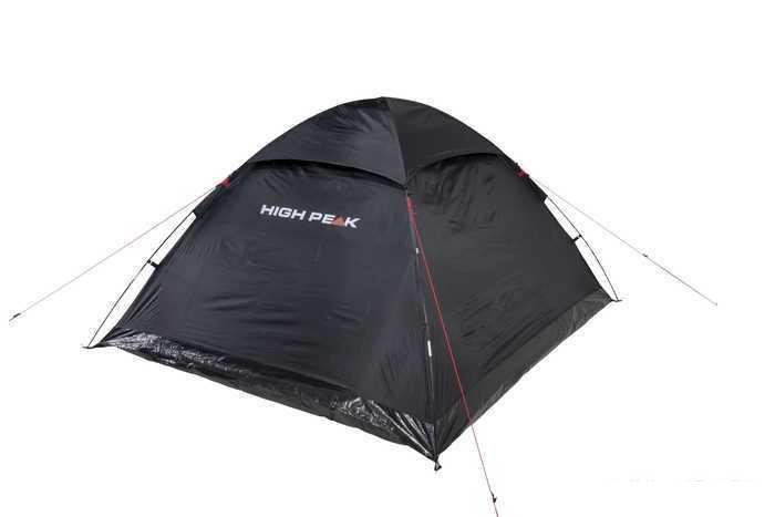 Треккинговая палатка High Peak Monodome XL (черный) - фото 3 - id-p225812399