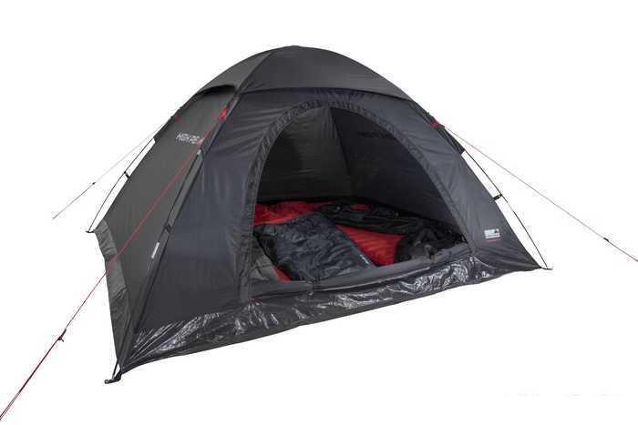 Треккинговая палатка High Peak Monodome XL (черный) - фото 5 - id-p225812399
