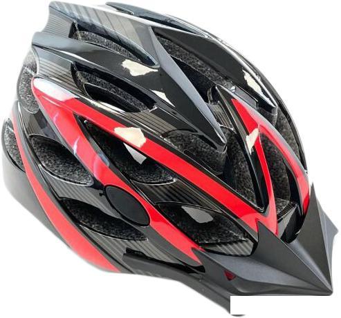 Cпортивный шлем Favorit IN20-L-RD (черный/красный) - фото 1 - id-p225812409