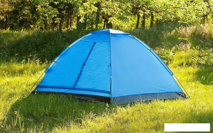 Треккинговая палатка Calviano Acamper Domepack 4 (синий) - фото 5 - id-p225826231