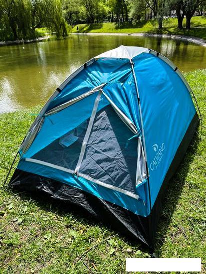 Треккинговая палатка Calviano Acamper Domepack 4 (бирюзовый) - фото 2 - id-p225826239